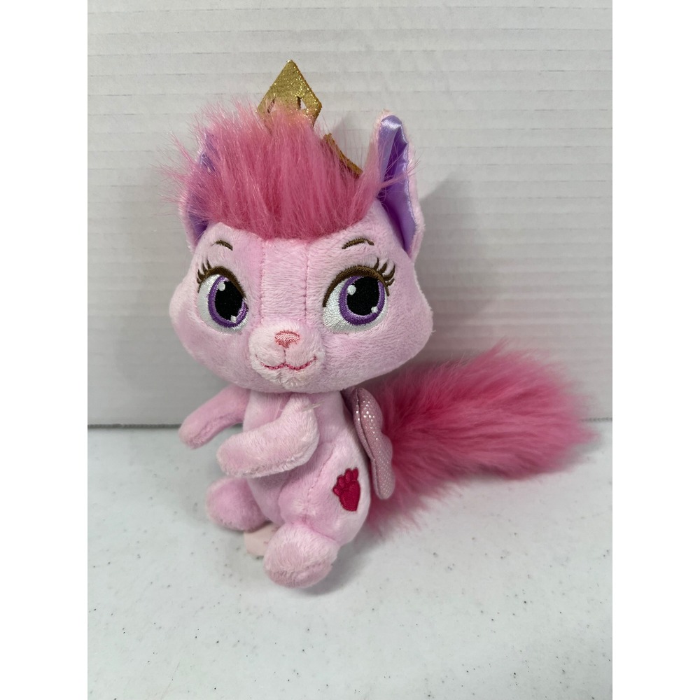 Disney Princess Palace Pets Pink Kitty Beauty Aurora Plush Blip Toys 6 inch